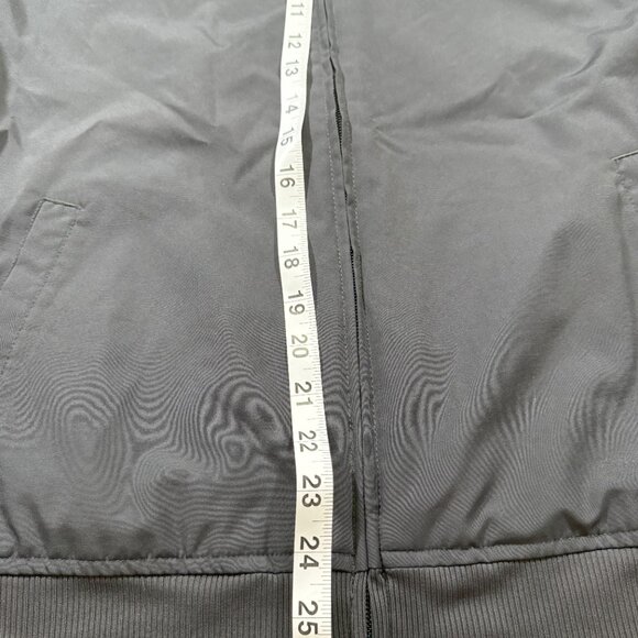 Nike Retro 2000s Grey Windbreaker Light Jacket Zip Up Vintage Sporty Youth L - Picture 6 of 6